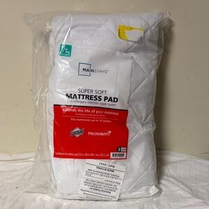 Mainstays Twin Mattress Pad New